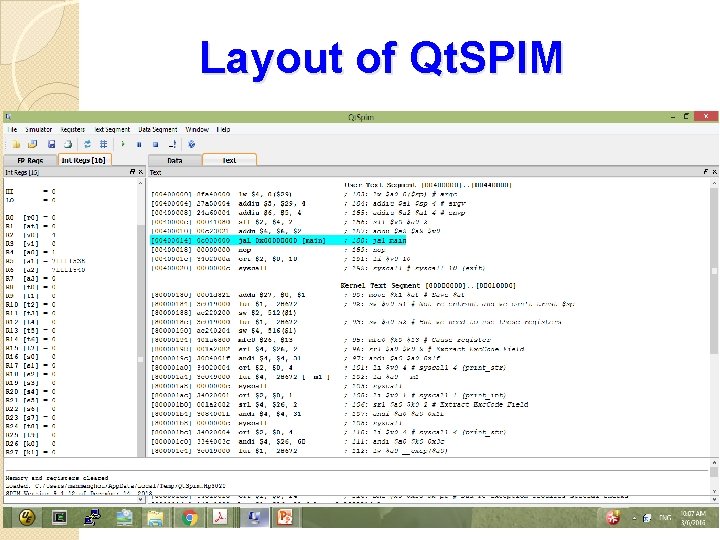 Layout of Qt. SPIM l 