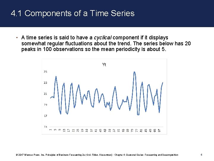 4. 1 Components of a Time Series • A time series is said to 4. 1 Components of a Time Series • A time series is said to