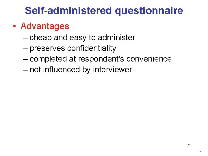 Questionnaire Design Epiet Introductory Course 2010 Lazareto Menorca