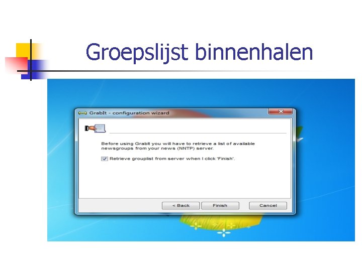 Groepslijst binnenhalen 