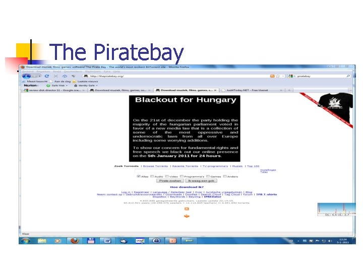 The Piratebay 