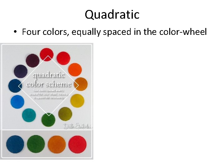 Quadratic • Four colors, equally spaced in the color-wheel 