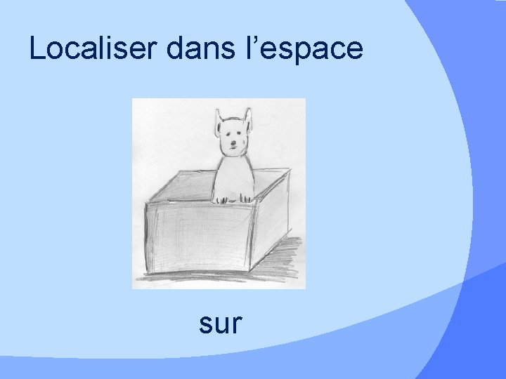 Localiser dans l’espace sur 