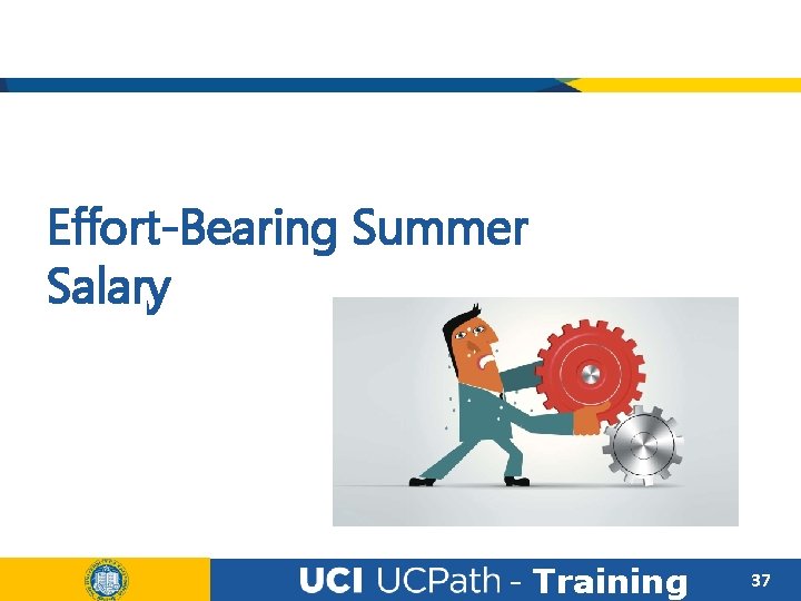 Effort-Bearing Summer Salary - Training 37 
