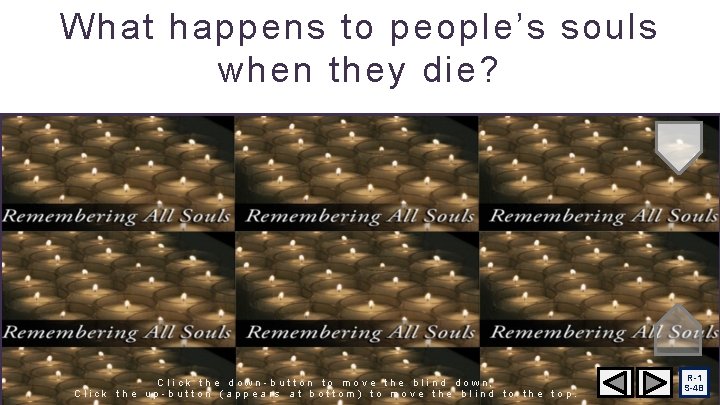 What happens to people’s souls when they die? We call the people who are