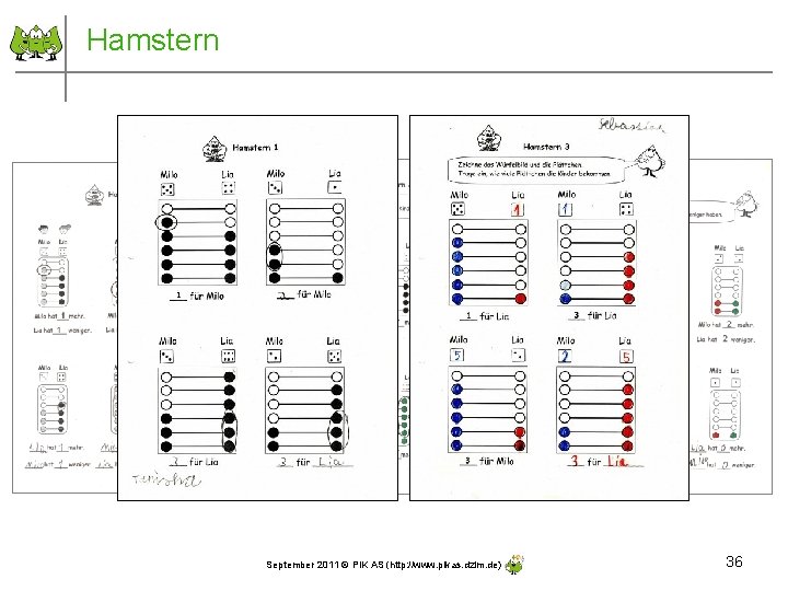 Hamstern September 2011 © PIK AS (http: //www. pikas. dzlm. de) 36 