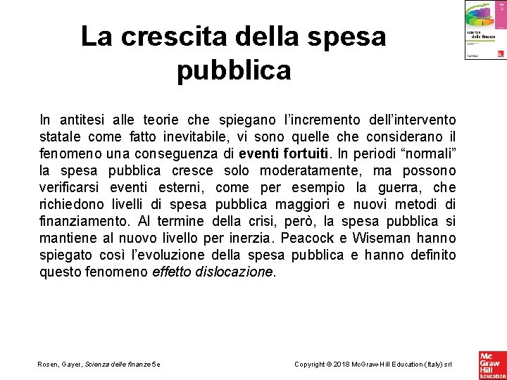 La crescita della spesa pubblica In antitesi alle teorie che spiegano l’incremento dell’intervento statale La crescita della spesa pubblica In antitesi alle teorie che spiegano l’incremento dell’intervento statale