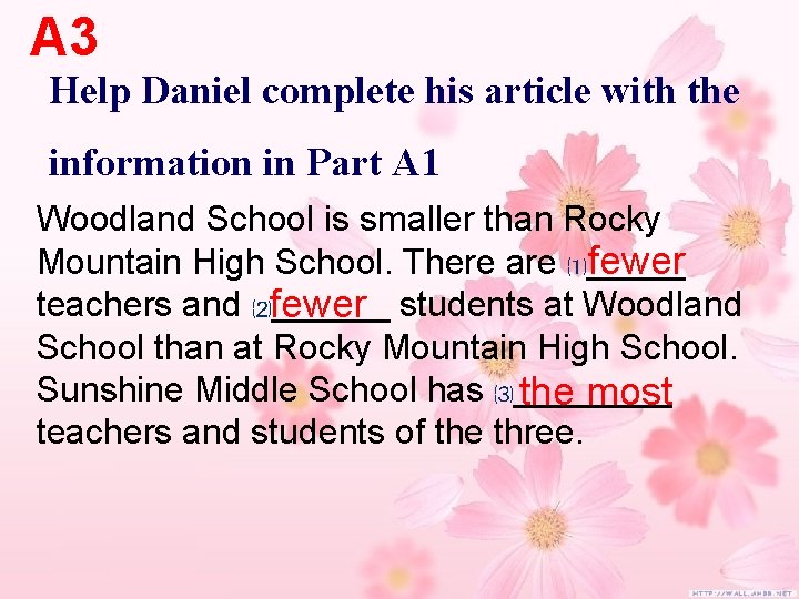 A 3 Help Daniel complete his article with the information in Part A 1 A 3 Help Daniel complete his article with the information in Part A 1