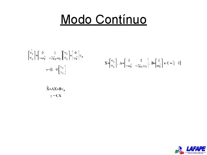 Modo Contínuo 