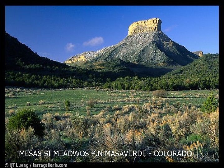 MESAS SI MEADWOS P. N MASAVERDE - COLORADO 