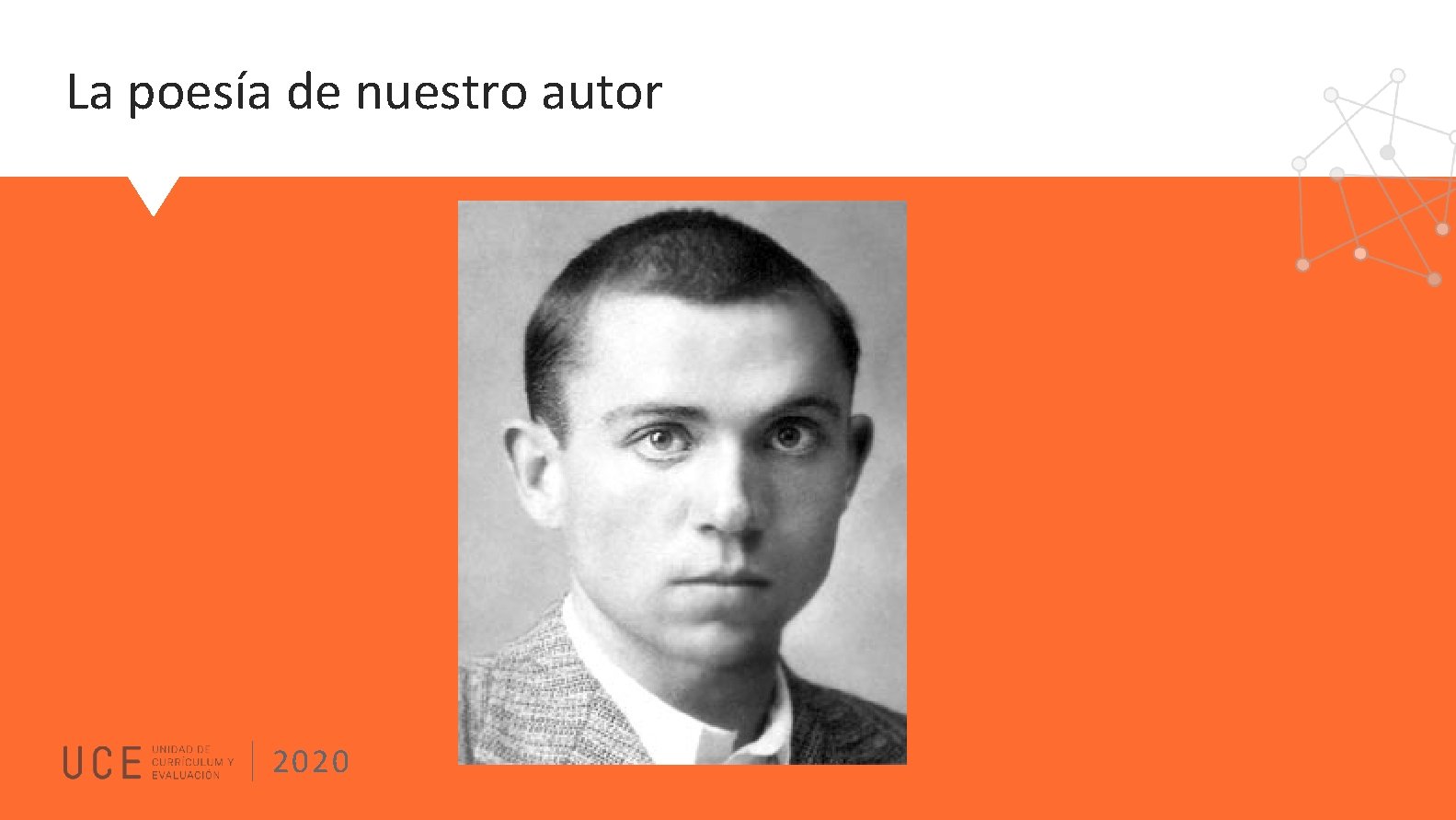La poesía de nuestro autor 2020 
