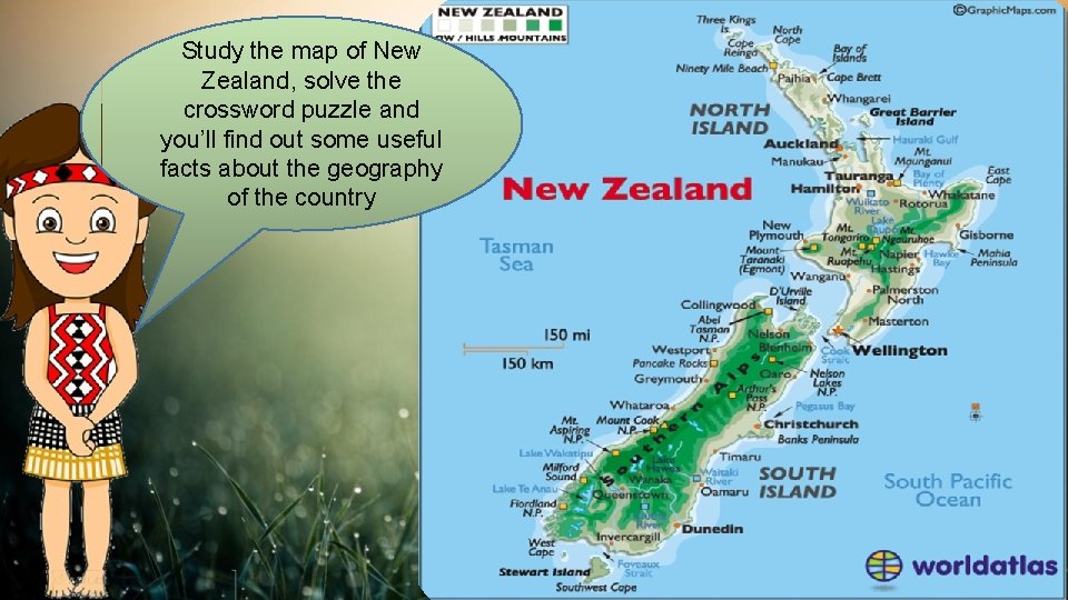 Study the map of New Zealand, solve the crossword puzzle and you’ll find out