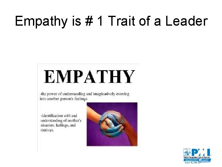 Empathy is # 1 Trait of a Leader 