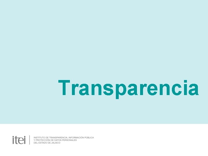 Transparencia 