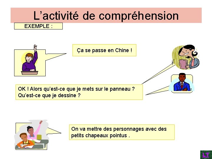 L’activité de compréhension EXEMPLE : Ça se passe en Chine ! OK ! Alors L’activité de compréhension EXEMPLE : Ça se passe en Chine ! OK ! Alors