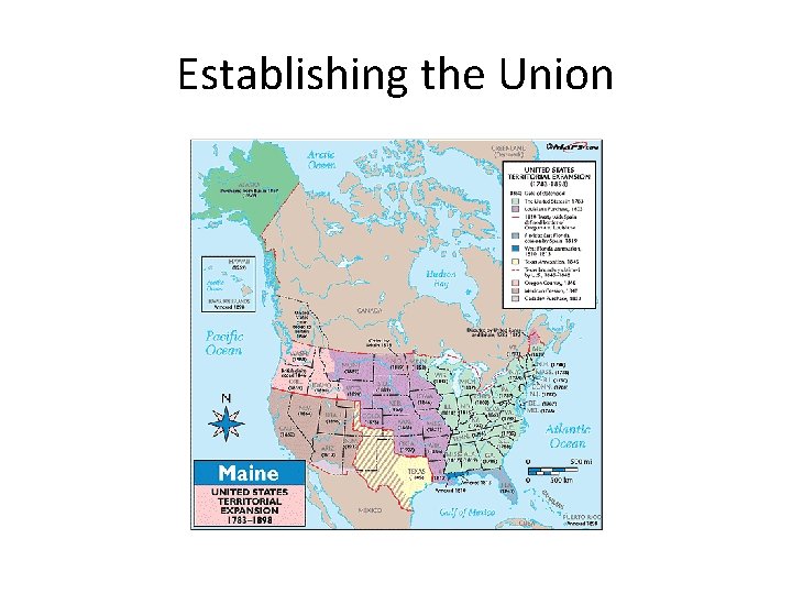 Establishing the Union 