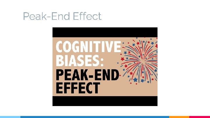 Peak-End Effect 