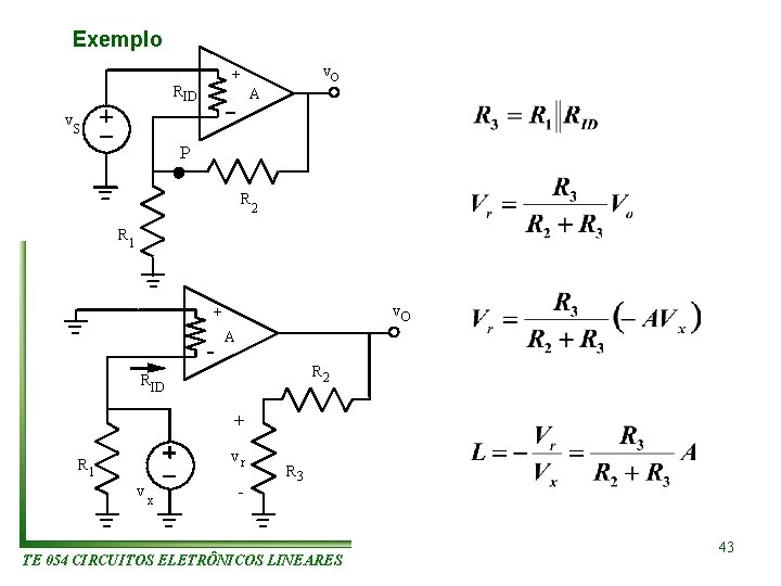 Exemplo R ID v v. O + A S P R R 2 1