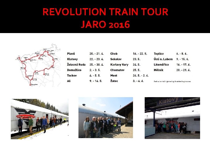 REVOLUTION TRAIN TOUR JARO 2016 