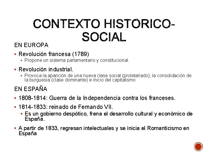 EN EUROPA § Revolución francesa (1789) § Propone un sistema parlamentario y constitucional. §