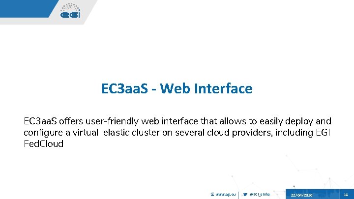 EC 3 aa. S - Web Interface EC 3 aa. S offers user-friendly web