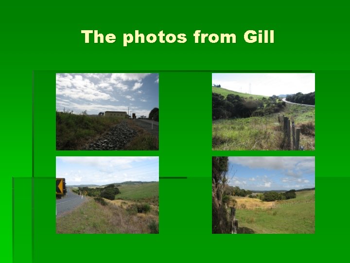 The photos from Gill 