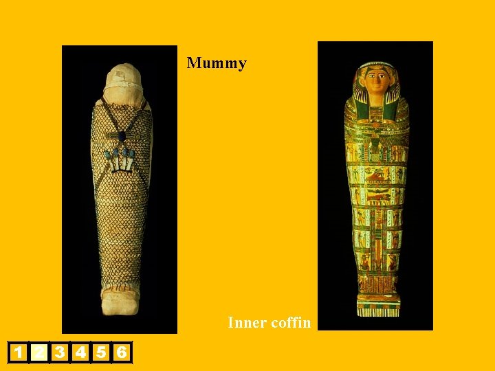 Mummy Inner coffin 1 2 3 4 5 6 