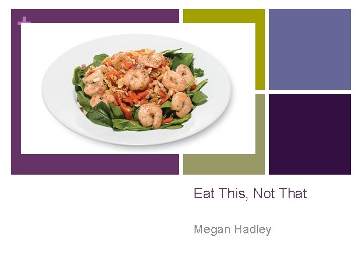 + Eat This, Not That Megan Hadley 