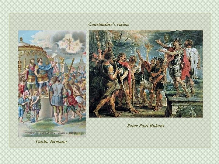 Constantine's vision Peter Paul Rubens Giulio Romano 