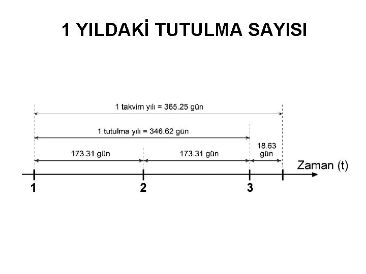 1 YILDAKİ TUTULMA SAYISI 