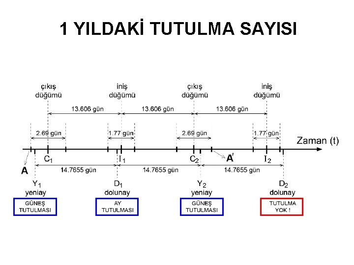 1 YILDAKİ TUTULMA SAYISI 