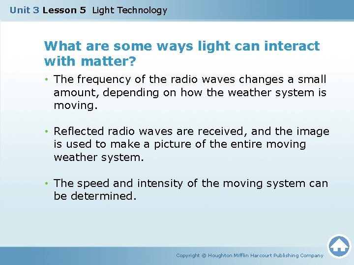 Unit 3 Lesson 5 Light Technology What are some ways light can interact with Unit 3 Lesson 5 Light Technology What are some ways light can interact with