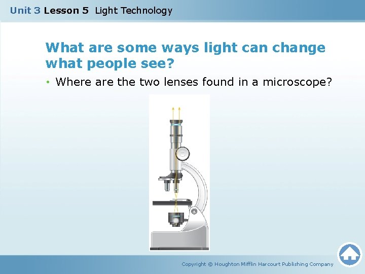 Unit 3 Lesson 5 Light Technology What are some ways light can change what Unit 3 Lesson 5 Light Technology What are some ways light can change what