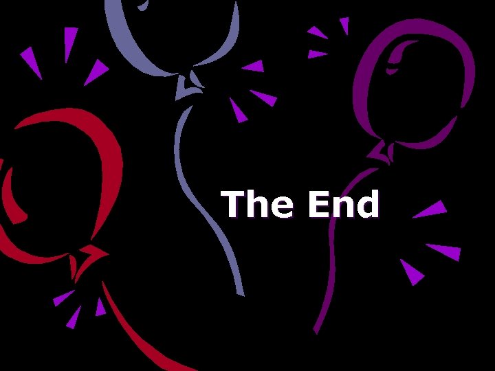 The End 