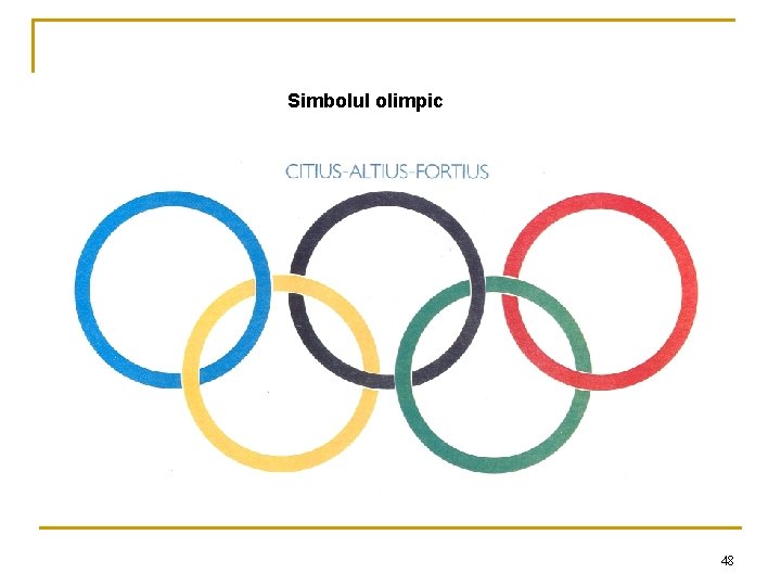 Simbolul olimpic 48 