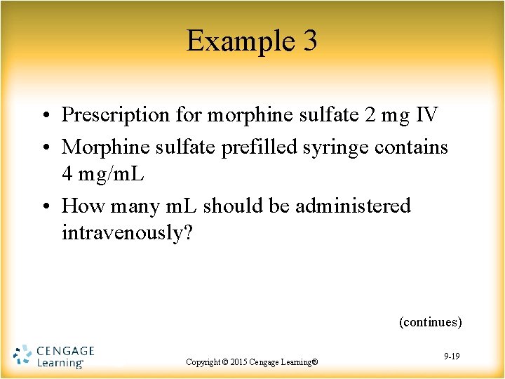 Chapter 9 Parenteral Medication Labels And Dosage Calculation