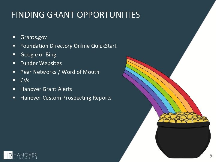 FINDING GRANT OPPORTUNITIES § § § § Grants. gov Foundation Directory Online Quick. Start