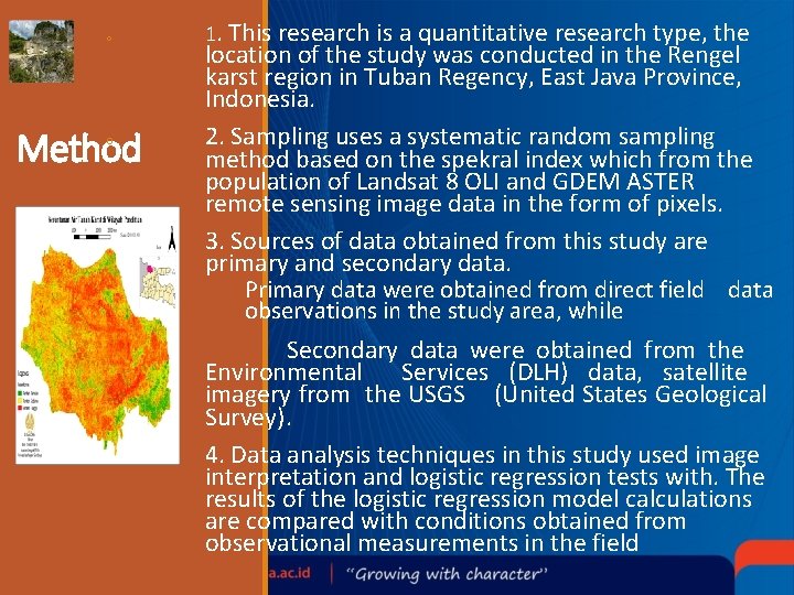 1. This research is a quantitative research type, the o Method o o v