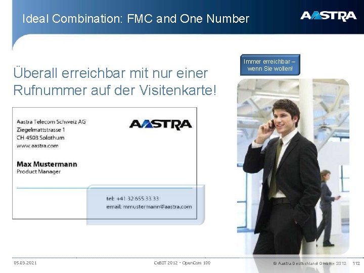 Ideal Combination: FMC and One Number Überall erreichbar mit nur einer Rufnummer auf der