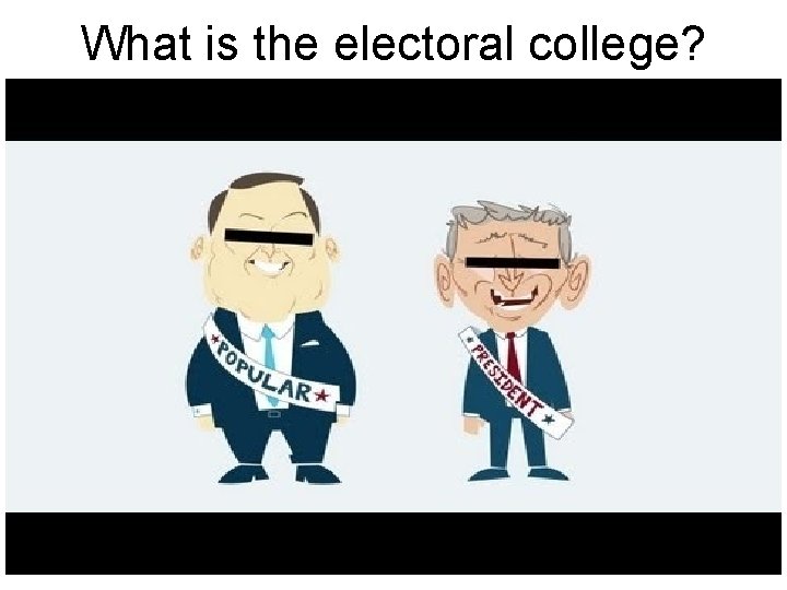 What is the electoral college? 