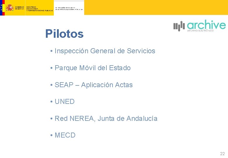 Pilotos • Inspección General de Servicios • Parque Móvil del Estado • SEAP –