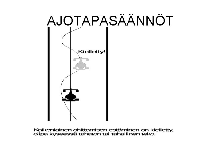 AJOTAPASÄÄNNÖT 