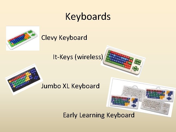 Keyboards Clevy Keyboard It-Keys (wireless) Jumbo XL Keyboard Early Learning Keyboard 