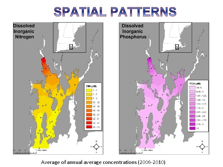 Average of annual average concentrations (2006 -2010) 