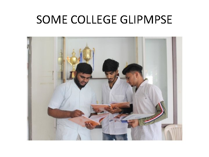 SOME COLLEGE GLIPMPSE 