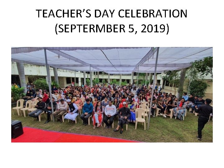 TEACHER’S DAY CELEBRATION (SEPTERMBER 5, 2019) 