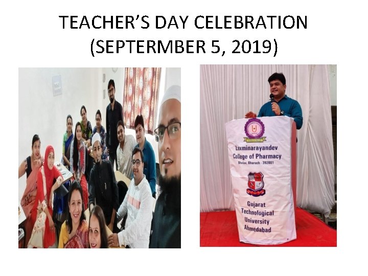 TEACHER’S DAY CELEBRATION (SEPTERMBER 5, 2019) 