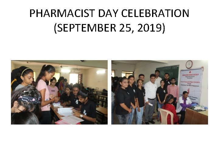 PHARMACIST DAY CELEBRATION (SEPTEMBER 25, 2019) 