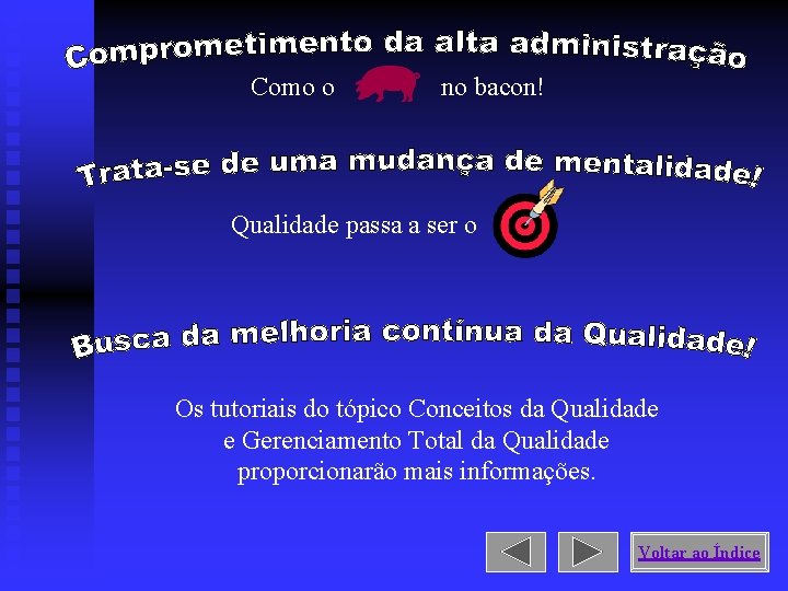 Como o no bacon! Qualidade passa a ser o Os tutoriais do tópico Conceitos