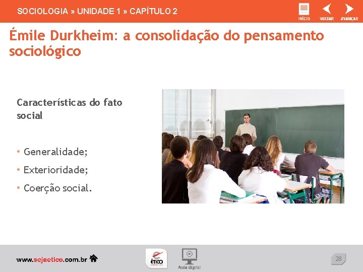 SOCIOLOGIA » UNIDADE 1 » CAPÍTULO 2 Émile Durkheim: a consolidação do pensamento sociológico